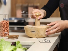 Cối và chày đá Cẩm thạch tự nhiên iMat