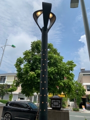 Cột đèn trang trí công viên hiện đại ZCV-027