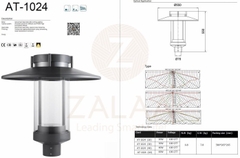 Đèn chiếu sáng công viên hiện đại, khu nghỉ dưỡng, khách sạn 40w, 50w, 60w