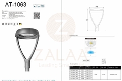 Đèn chiếu sáng công viên hiện đại, khu nghỉ dưỡng, khách sạn 40w, 50w, 60w