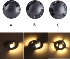 Đèn LED Âm Đất 4 Hướng ZAD-4H Dẫn Đường Đi Trang Trí Cảnh Quan Ngoài Trời