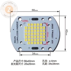 Chip LED Philips Lumiled 50W