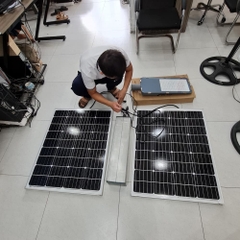 Bộ Đèn Đường Năng Lượng Mặt Trời Công Suất 100W |Mã SP: ZPCSN-100W