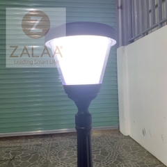 Trụ và đèn sân vườn công viên sử dụng điện mặt trời cao 1m mã sản phẩm ZGGD-4105-1 (20w)