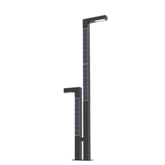 Cột Đèn Năng Lượng Mặt Trời Dọc Vertical Solar Light ZSR-05 30W H4,4M+2M