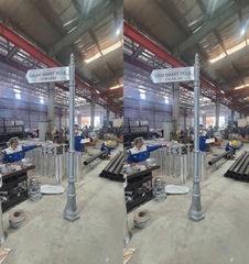 Cột Biển Báo Chỉ Dẫn Thông Minh Tích Hợp Tay Cần Lắp Camera | ZALAA