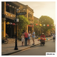 Cột Biển Báo Chỉ Dẫn Thông Minh Tích Hợp Tay Cần Lắp Camera | ZALAA