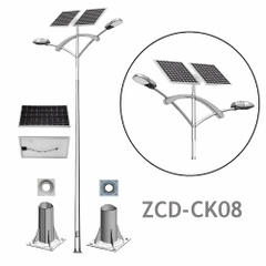 Cột Đèn Đường Cao Áp Năng Lượng Mặt Trời Chiếu Sáng Đường Phố