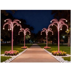 Cột Đèn Mô Phỏng Cây Dừa/Cọ ZALAA Simulating Coconut-Palm Tree Led Light