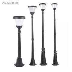 Cột Đèn Năng Lượng Mặt Trời ZG-GGD4105 ZALAA cao từ 1m-2m6 chiếu sáng cảnh quan sân vườn