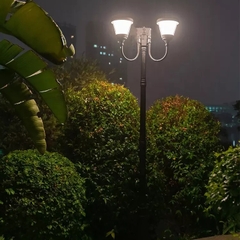 Cột Đèn Năng Lượng Mặt Trời Zalaa cao 2m6 ZG-GGD4105-2 chiếu sáng cảnh quan sân vườn