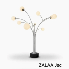 Cột Đèn Trang Trí Cảnh Quan Sân Vườn Công Viên Kiểu Dáng Cụm Quả Cầu Nghệ Thuật ZALAA LED Art Lights | ZCV-ART 003