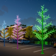Cột Đèn LED Kiểu Dáng Cây Thông ZSV-H6000 |Dùng Trang Trí và Chiếu Sáng Cảnh Quan Sân Vườn