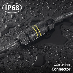 Đầu Nối Điện Cút Điện 2 Đầu E-Weichat M20-3P Chia 2 3 4 PIN Chống nước, Ngoài trời IP68 - Linh kiện đèn led Zalaa