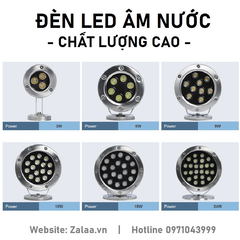 Đèn Led Âm Nước 1W Mã Sản Phẩm ZAN-1W