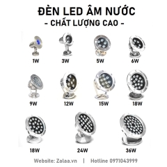 Đèn Led Âm Nước 5W Mã sản phẩm ZAN-5W
