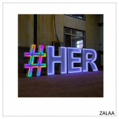 Đèn Chữ Khung Hộp Marquee Lights ZALAA OEM cho Sự Kiện, Lễ hội, Wedding, Sân khấu