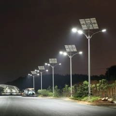 Đèn Đường LED 250W-500W Sử dụng Năng Lượng Mặt Trời Song Song Điện Lưới AC220V