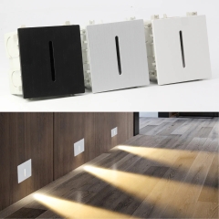 Đèn LED Âm Cầu Thang Hình Vuông H86x86mm 3W 3000K / 4000K / 6000K ZALAA