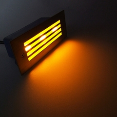 Đèn LED Âm Cầu Thang Mặt Nhôm Chữ Nhật - Dẫn Đường Đi Nội Thất