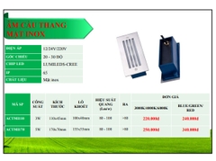 Đèn LED Âm Cầu Thang Mặt Nhôm Chữ Nhật - Dẫn Đường Đi Nội Thất