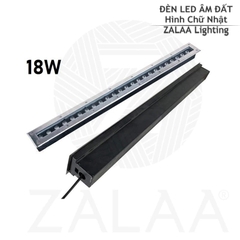 Đèn Led Âm Đất Chữ Nhật từ 3W đến 24W