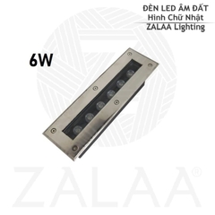 Đèn Led Âm Đất Chữ Nhật từ 3W đến 24W