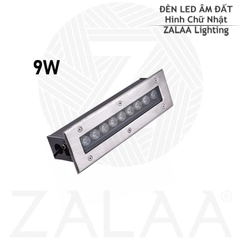 Đèn Led Âm Đất Chữ Nhật từ 3W đến 24W