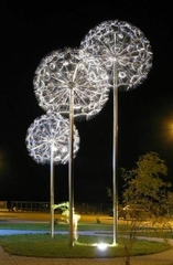 Đèn LED Bông hoa Bồ Công Anh Dandelion đường kính 1.5m, nhiều màu RGB - Giải pháp chiếu sáng cảnh quan kiểu mới