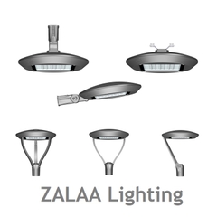 Đèn LED Chiếu Sáng Công Viên, Đường Phố, Đô Thị Mới ZAT-1041 20-80W H3-6M ZALAA