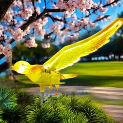 Đèn LED ZALAA Mô Phỏng Hình Chim Birds Chuyển Động Có Âm Thanh Cho Cảnh Quan Sân Vườn