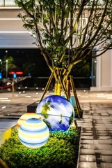 Đèn LED Mô Phỏng Các Hành Tinh phát sáng trang trí cảnh quan sân vườn Zalaa ZMP-Planet-Lights