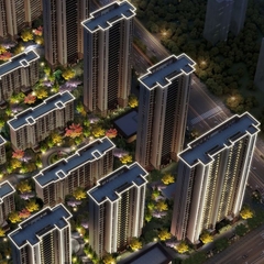 Đèn LED Tuyến Tính chiếu sáng mặt tiền Tòa Nhà Building Cao Tầng có lập trình DMX512 Rgb hiệu ứng thay đổi màu sắc theo tùy chỉnh