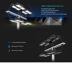 Đèn Sân Thể Thao Ghép Đối Xứng Barrett H V2.0 Asymmetric ZSG-BA-H 500W đến 1500W | Zalaa/Soga Smart Lighting