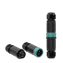 Đầu Nối Điện Chữ 2 Đầu Âm/Dương EW-M28MF Chống nước, Ngoài trời IP68 - Linh kiện đèn led Zalaa