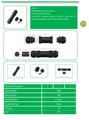 Đầu nối dây điện Đèn LED cho dự án chiếu sáng ngoài trời, IP68 chống nước (Waterproof connector) - Linh Kiện đèn led Zalaa