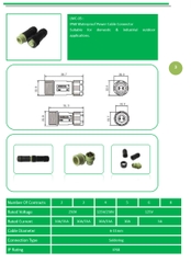 Đầu nối dây điện Đèn LED cho dự án chiếu sáng ngoài trời, IP68 chống nước (Waterproof connector) - Linh Kiện đèn led Zalaa