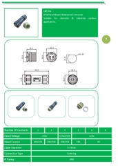 Đầu nối dây điện Đèn LED cho dự án chiếu sáng ngoài trời, IP68 chống nước (Waterproof connector) - Linh Kiện đèn led Zalaa