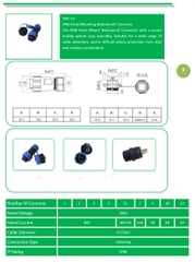 Đầu nối dây điện Đèn LED cho dự án chiếu sáng ngoài trời, IP68 chống nước (Waterproof connector) - Linh Kiện đèn led Zalaa