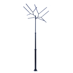 Cột Giật Cấp và Đầu đèn LED kiểu Cành cây đẹp lạ  ZCV ZALAA Tree Lights chiếu sáng dự án Vườn Án Sáng ngoài trời