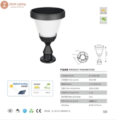 Đèn LED Trụ Cột Trang Trí Hàng Rào, Đầu Cột, Cổng Tường Rào Ngoài Trời Sử Dụng Năng Lượng Mặt Trời Chiếu Sáng