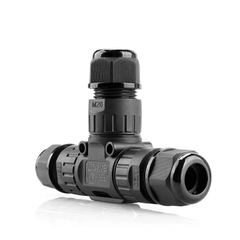 Đầu Nối Điện Chữ T Chia 3 Cổng M20T-3P Chống nước, Ngoài trời IP68 - Linh kiện đèn led Zalaa