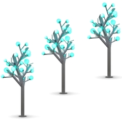 Trụ Đèn Cảnh Quan Trang Trí Chiếu Sáng Nghệ Thuật Với Quả Cầu ZALAA LED Art Lights | ZCV-ART 004