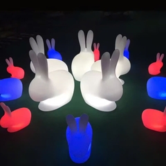Vườn Ánh Sáng mùa thu với đèn led trang trí hình Con Thỏ và hình Trăng Sao phát sáng Zalaa cho các Dự án chiếu sáng mới