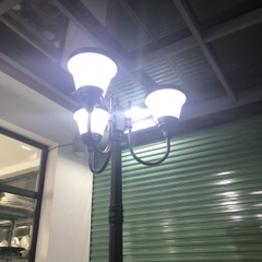 Cột đèn sân vườn công viên hiện đại sử dụng điện năng lượng mặt trời 3x20w mã sản phẩm ZGGD-4105-3