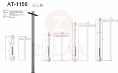 Cột đèn trang trí sân vườn công viên hiện đại mã số ZAT-1156