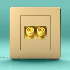 Ổ cắm loa đôi uten Q7-2YCL