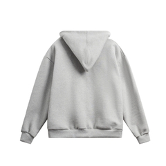 RICHNESS ESSENTIAL HOODIE BOXY + 3 PIN ICONIC ( GREY )