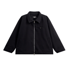 RICHNESS DUST WOOL JACKET (BLACK)