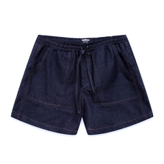 RICHNESS INDIGO RAW DENIM SHORT (MIDNIGHT BLUE)